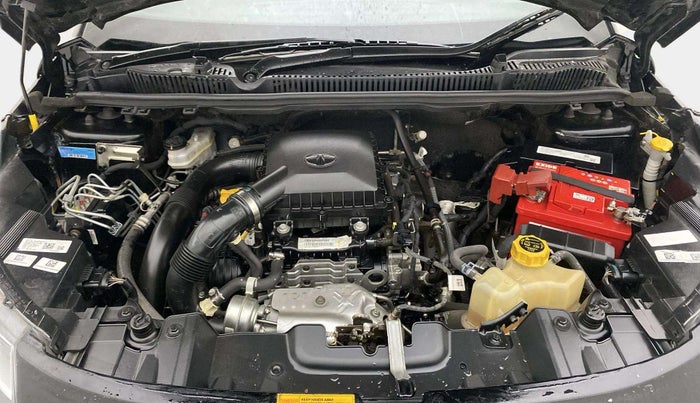 2023 Tata NEXON XZ PLUS LUX SUNROOF RED DARK PETROL, Petrol, Manual, 16,454 km, Engine View