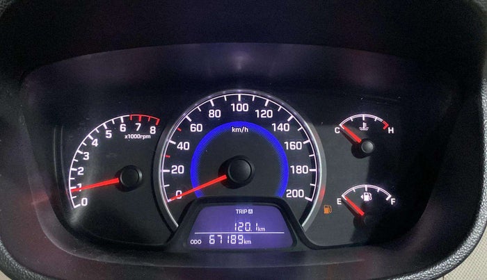 2017 Hyundai Grand i10 MAGNA 1.2 KAPPA VTVT, CNG, Manual, 67,185 km, Odometer Image