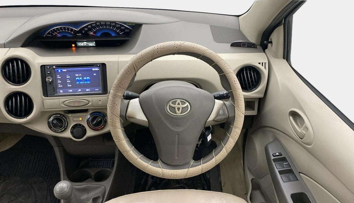 2014 Toyota Etios G, Petrol, Manual, 74,557 km, Steering Wheel Close Up