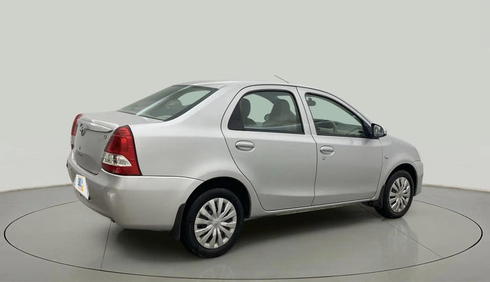 2014 Toyota Etios G, Petrol, Manual, 74,557 km, Right Back Diagonal