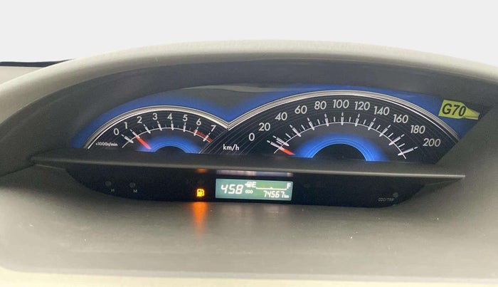 2014 Toyota Etios G, Petrol, Manual, 74,557 km, Odometer Image