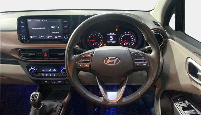 2023 Hyundai AURA SX 1.2 (O), Petrol, Manual, 40,179 km, Steering Wheel Close Up