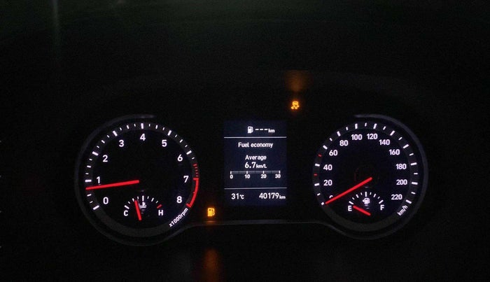2023 Hyundai AURA SX 1.2 (O), Petrol, Manual, 40,179 km, Odometer Image