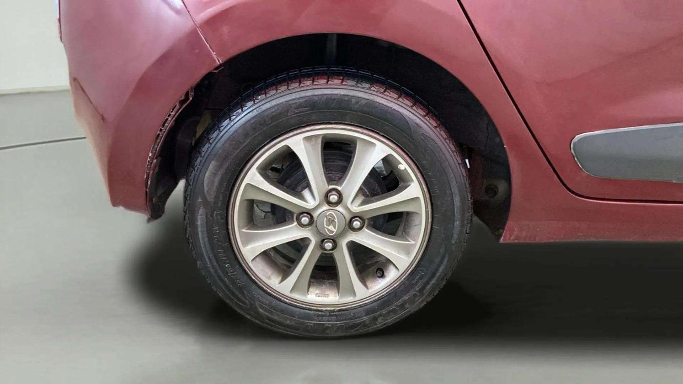 2014 Hyundai Grand i10 ASTA (O) 1.2 KAPPA VTVT, Petrol, Manual, 50,438 km, Right Rear Wheel