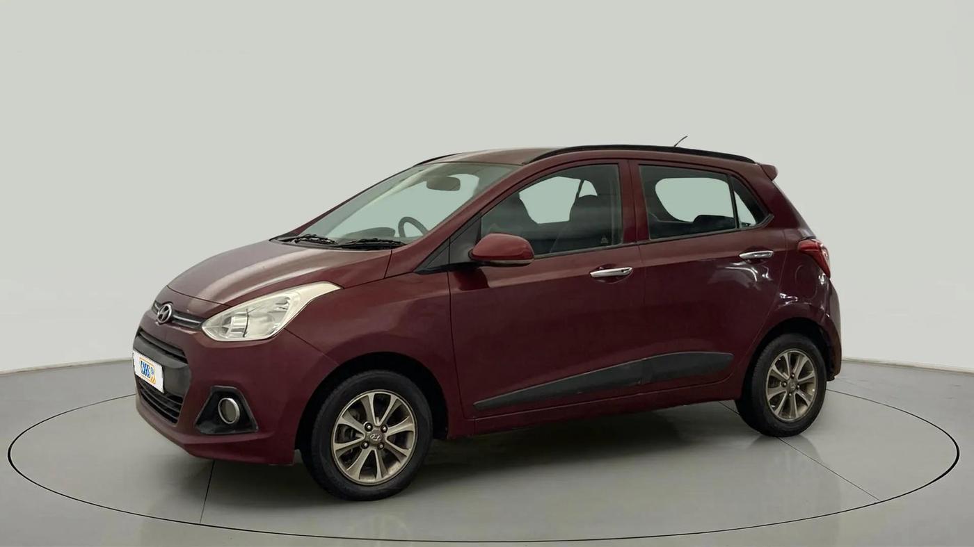 2014 Hyundai Grand i10 ASTA (O) 1.2 KAPPA VTVT, Petrol, Manual, 50,438 km, Left Front Diagonal