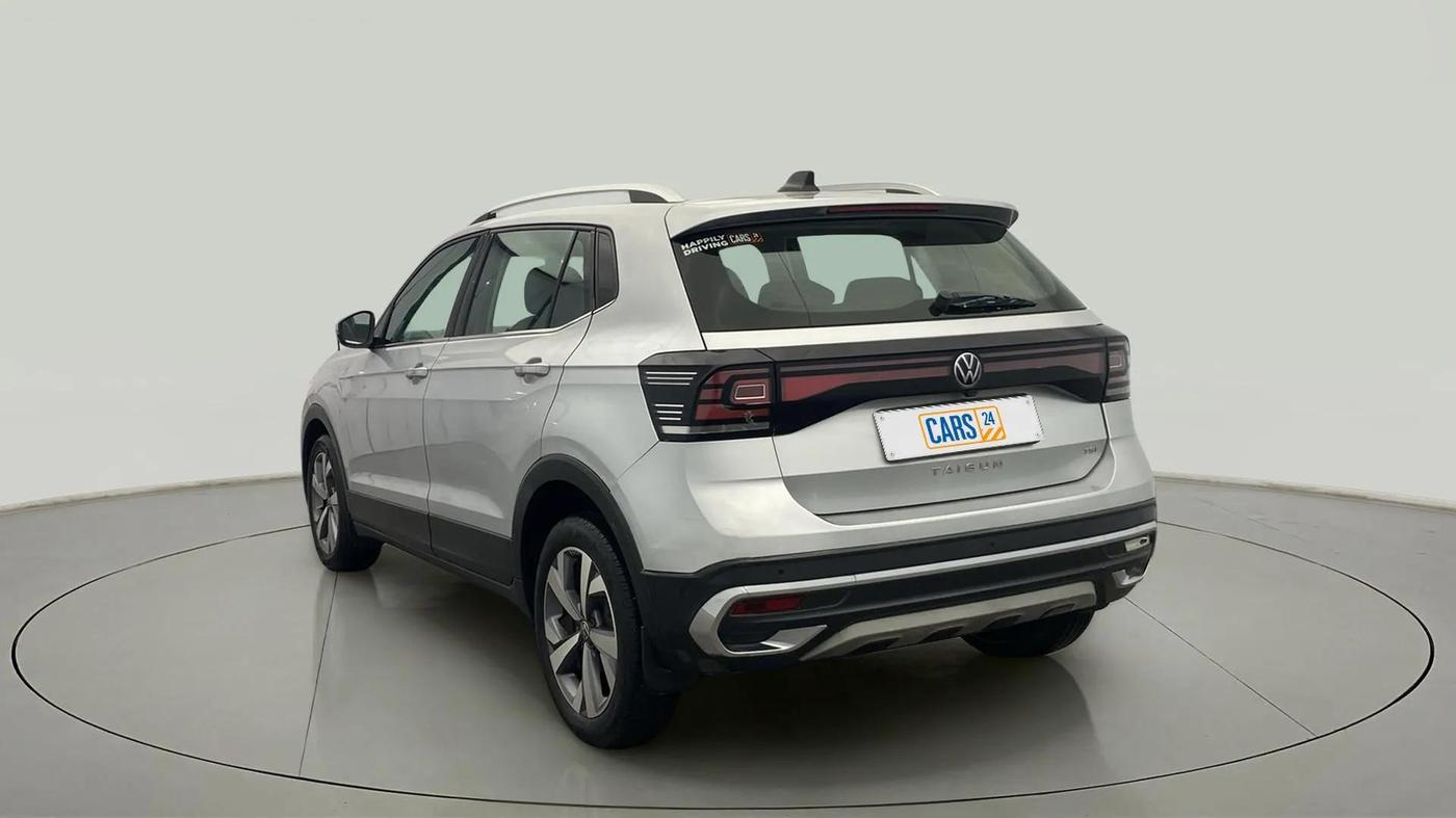 2022 Volkswagen TAIGUN TOPLINE 1.0 TSI MT, Petrol, Manual, 53,858 km, Left Back Diagonal