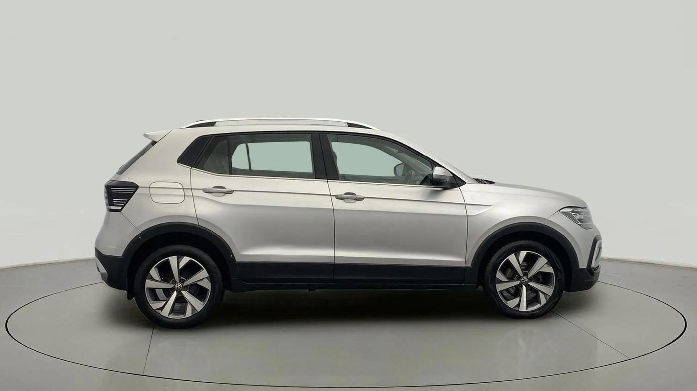 2022 Volkswagen TAIGUN TOPLINE 1.0 TSI MT, Petrol, Manual, 53,858 km, Right Side View