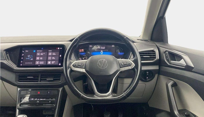 2022 Volkswagen TAIGUN TOPLINE 1.0 TSI MT, Petrol, Manual, 53,858 km, Steering Wheel Close Up