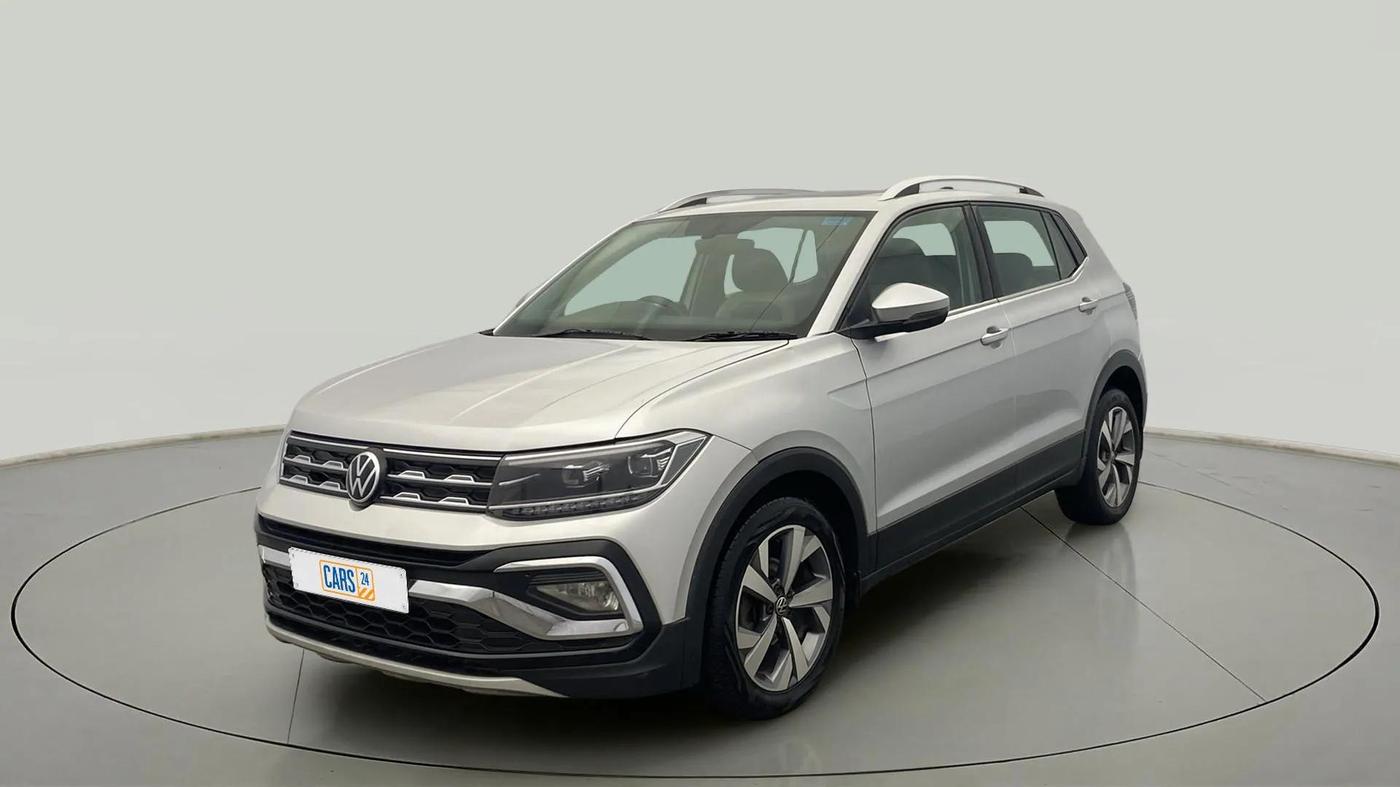 2022 Volkswagen TAIGUN TOPLINE 1.0 TSI MT, Petrol, Manual, 53,858 km, Left Front Diagonal