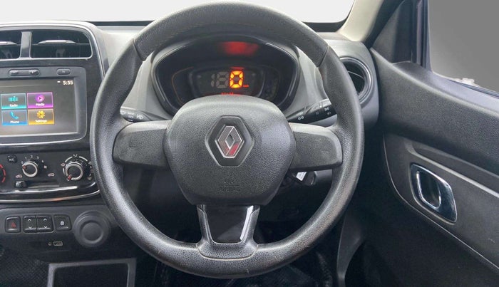 2019 Renault Kwid RXT 1.0 (O), Petrol, Manual, 90,435 km, Steering Wheel Close Up