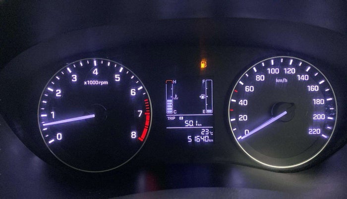 2015 Hyundai Elite i20 SPORTZ 1.2, Petrol, Manual, 51,602 km, Odometer Image