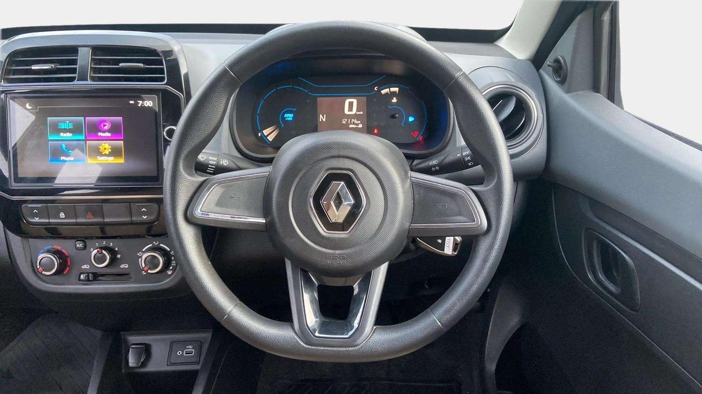 2021 Renault Kwid RXT 1.0 AMT (O), Petrol, Automatic, 12,105 km, Steering Wheel Close Up