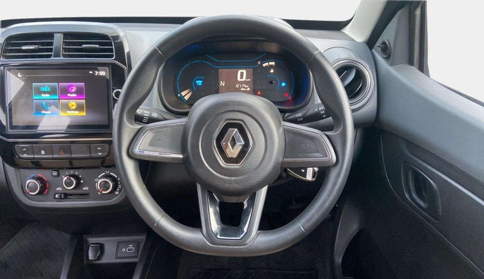 2021 Renault Kwid RXT 1.0 AMT (O), Petrol, Automatic, 12,105 km, Steering Wheel Close Up