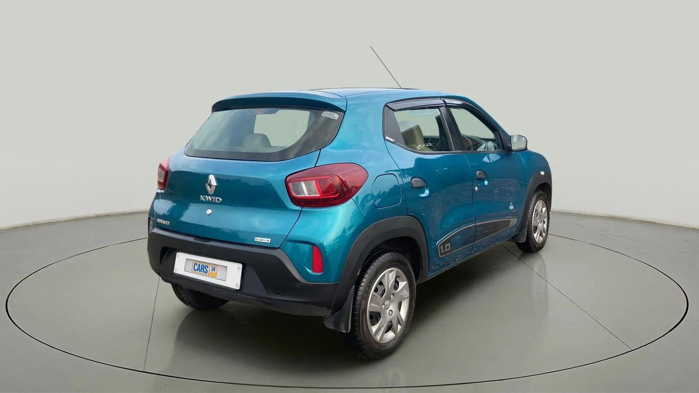 2021 Renault Kwid RXT 1.0 AMT (O), Petrol, Automatic, 12,105 km, Right Back Diagonal