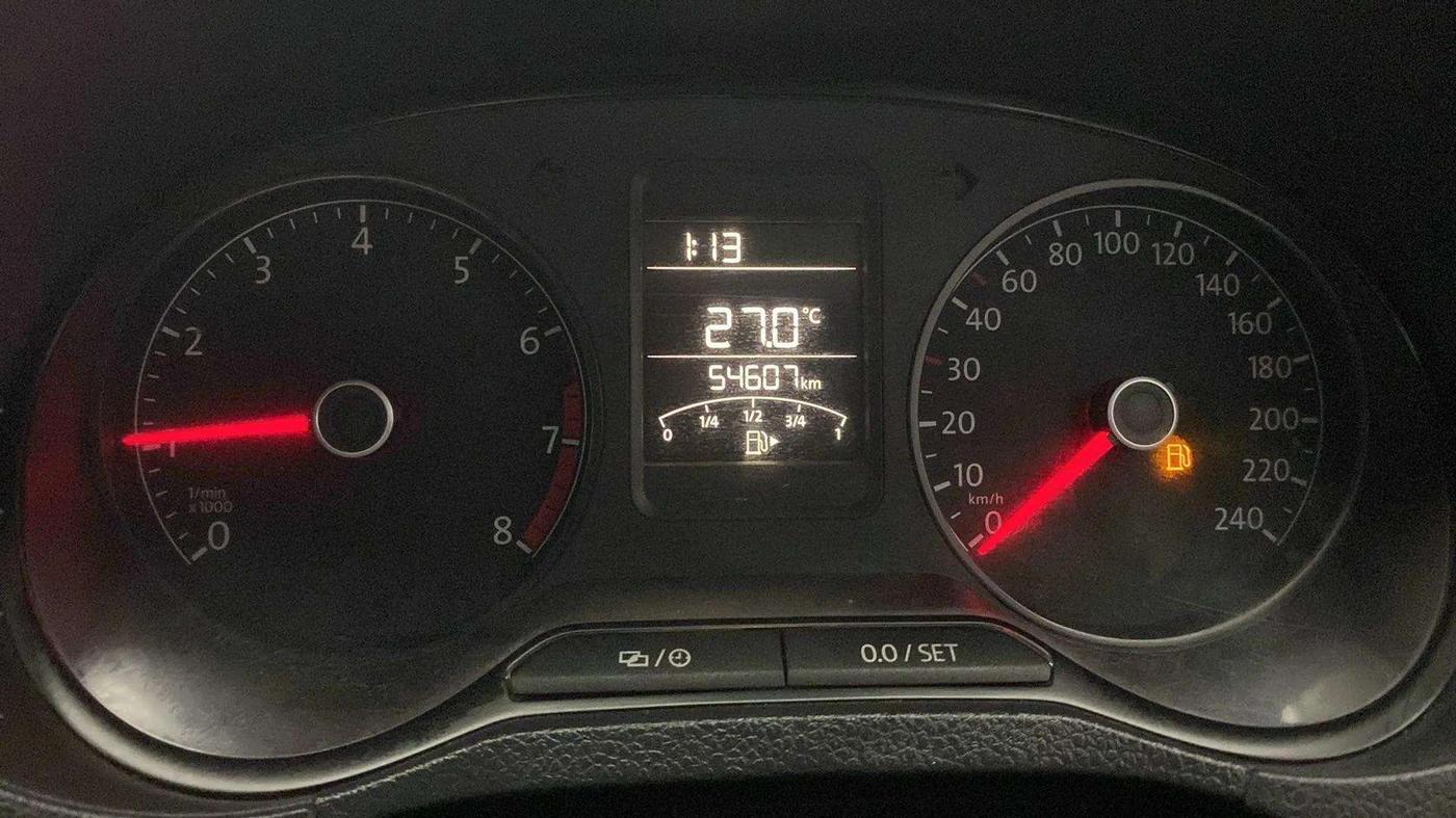 2019 Volkswagen Ameo TRENDLINE 1.0L, Petrol, Manual, 54,821 km, Odometer Image