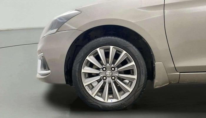 2018 Maruti Ciaz ALPHA  AT 1.5 SHVS PETROL, Petrol, Automatic, 53,722 km, Left Front Wheel