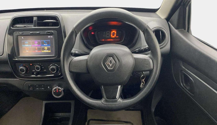 2018 Renault Kwid RXT 1.0 AMT, Petrol, Automatic, 49,559 km, Steering Wheel Close Up