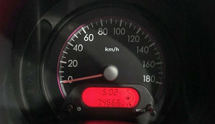 2013 Maruti A Star VXI, Petrol, Manual, 74,659 km, Odometer Image