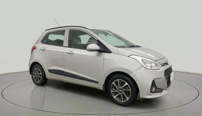 2017 Hyundai Grand i10 SPORTZ (O) AT 1.2 KAPPA VTVT, Petrol, Automatic, 57,629 km, Right Front Diagonal