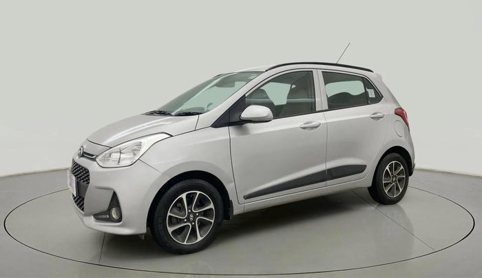 2017 Hyundai Grand i10 SPORTZ (O) AT 1.2 KAPPA VTVT, Petrol, Automatic, 57,629 km, Left Front Diagonal