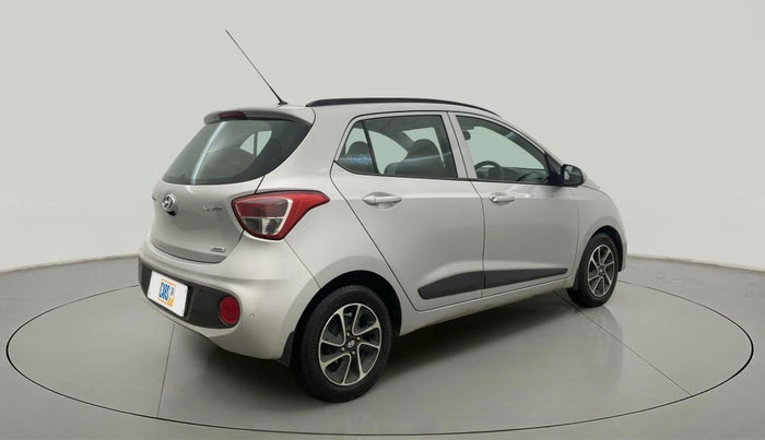 2017 Hyundai Grand i10 SPORTZ (O) AT 1.2 KAPPA VTVT, Petrol, Automatic, 57,629 km, Right Back Diagonal