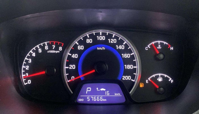 2017 Hyundai Grand i10 SPORTZ (O) AT 1.2 KAPPA VTVT, Petrol, Automatic, 57,629 km, Odometer Image