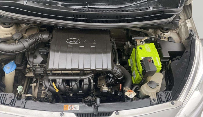 2017 Hyundai Grand i10 SPORTZ (O) AT 1.2 KAPPA VTVT, Petrol, Automatic, 57,629 km, Engine View - Left