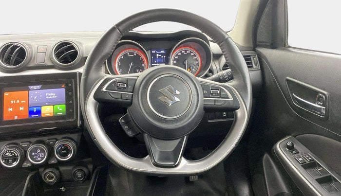 2022 Maruti Swift ZXI PLUS AMT DUAL TONE, Petrol, Automatic, 53,453 km, Steering Wheel Close Up