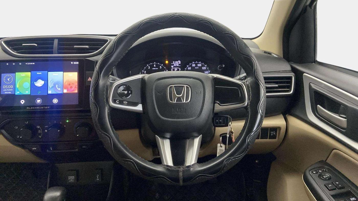 2022 Honda Amaze 1.2L I-VTEC S CVT, Petrol, Automatic, 20,425 km, Steering Wheel Close Up