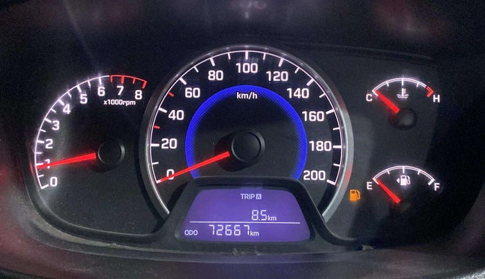 2016 Hyundai Grand i10 MAGNA 1.2 KAPPA VTVT, Petrol, Manual, 72,655 km, Odometer Image
