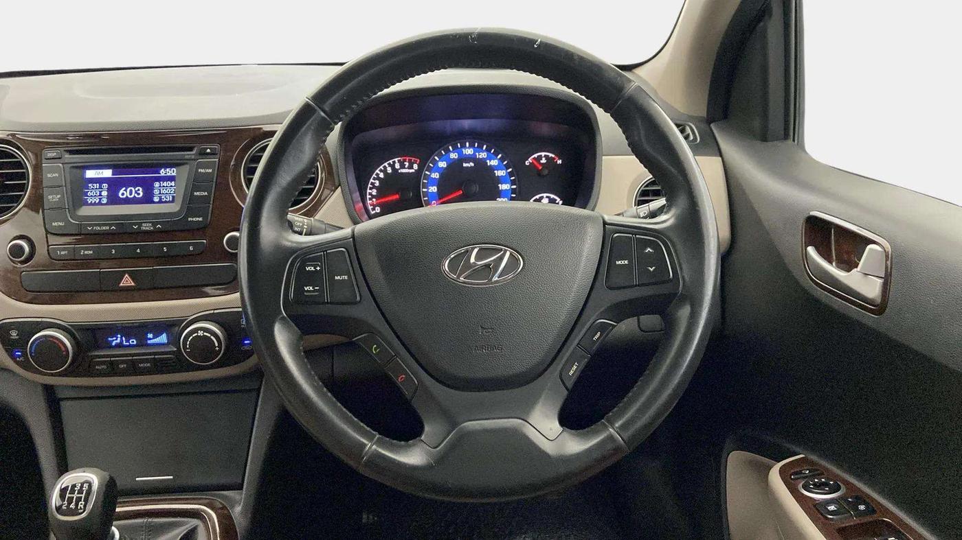2015 Hyundai Xcent SX 1.2, Petrol, Manual, 72,073 km, Steering Wheel Close Up