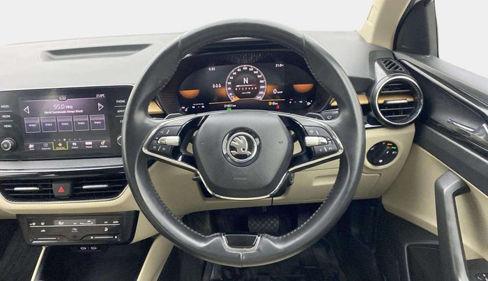 2023 Skoda SLAVIA STYLE 1.0L TSI AT, Petrol, Automatic, 21,051 km, Steering Wheel Close Up