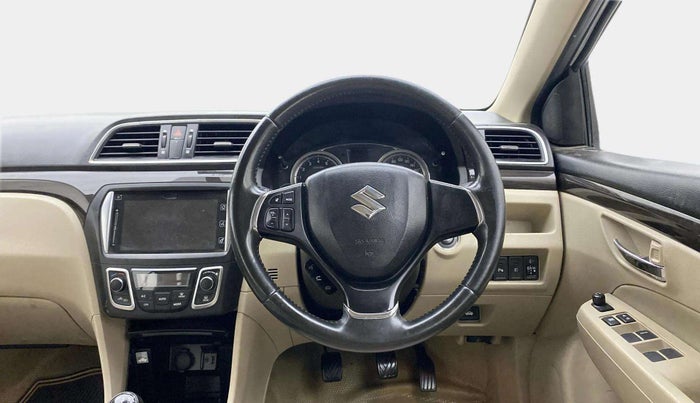 2018 Maruti Ciaz ALPHA 1.4 PETROL, Petrol, Manual, 1,01,485 km, Steering Wheel Close Up