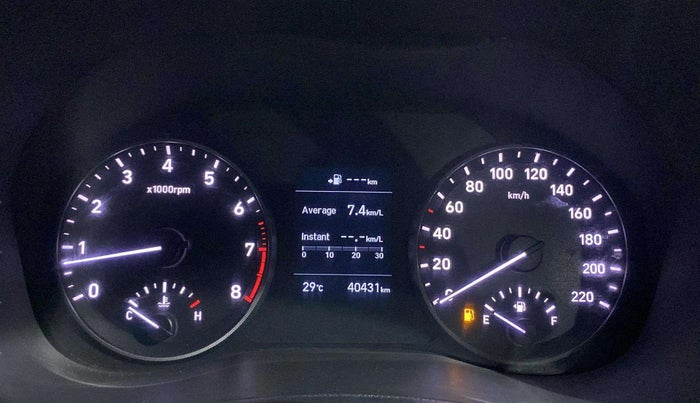 2019 Hyundai Verna 1.6 VTVT SX, Petrol, Manual, 40,405 km, Odometer Image