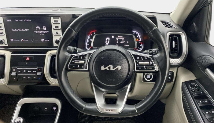 2023 KIA SONET HTX 1.5 DIESEL IMT, Diesel, Manual, 41,925 km, Steering Wheel Close Up
