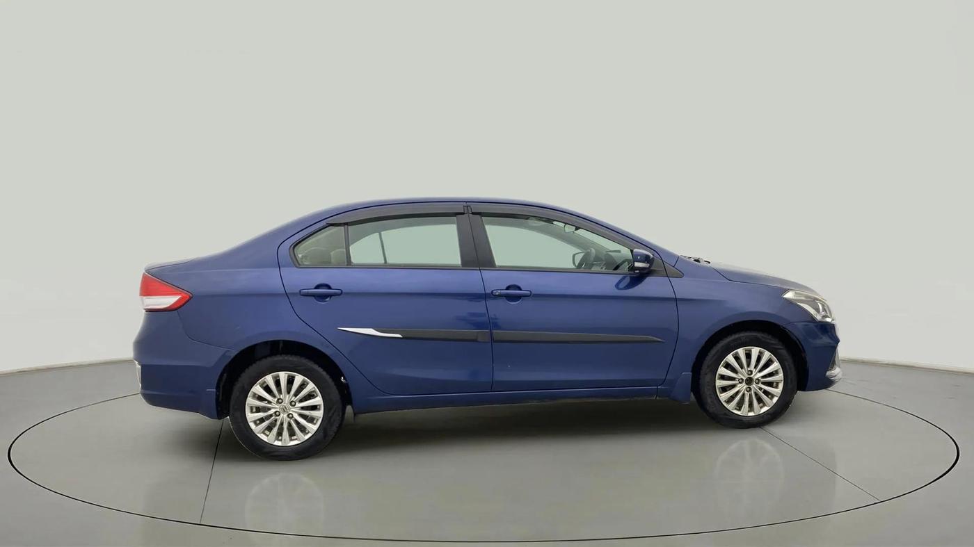2019 Maruti Ciaz DELTA AT 1.5 SHVS PETROL, Petrol, Automatic, 77,002 km, Right Side View