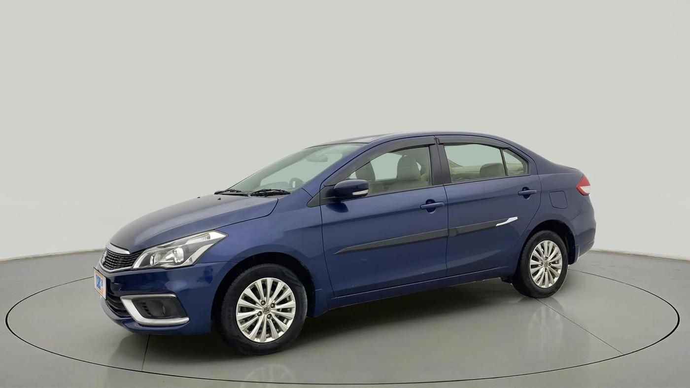 2019 Maruti Ciaz DELTA AT 1.5 SHVS PETROL, Petrol, Automatic, 77,002 km, Left Front Diagonal