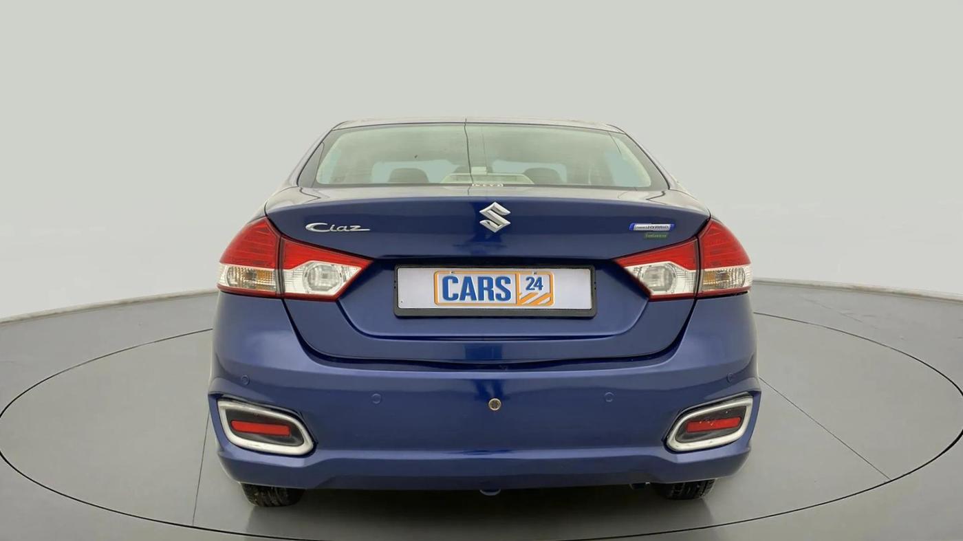 2019 Maruti Ciaz DELTA AT 1.5 SHVS PETROL, Petrol, Automatic, 77,002 km, Back/Rear
