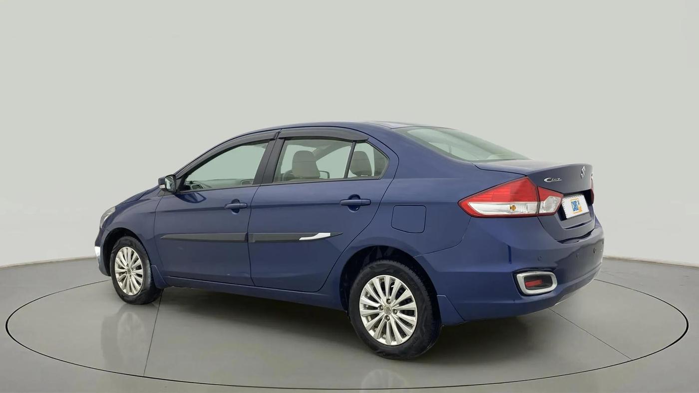 2019 Maruti Ciaz DELTA AT 1.5 SHVS PETROL, Petrol, Automatic, 77,002 km, Left Back Diagonal