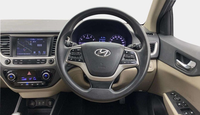 2019 Hyundai Verna 1.6 VTVT SX, Petrol, Manual, 96,922 km, Steering Wheel Close Up