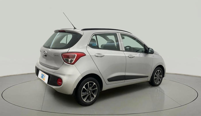 2018 Hyundai Grand i10 SPORTZ AT 1.2 KAPPA VTVT, Petrol, Automatic, 47,830 km, Right Back Diagonal
