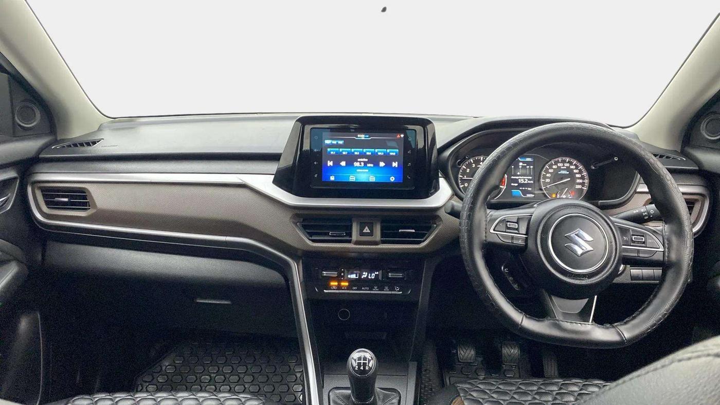 2024 Maruti BREZZA ZXI + SMART HYBRID DUAL TONE, Petrol, Manual, 9,742 km, Dashboard