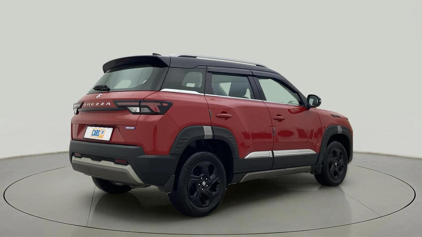 2024 Maruti BREZZA ZXI + SMART HYBRID DUAL TONE, Petrol, Manual, 9,742 km, Right Back Diagonal