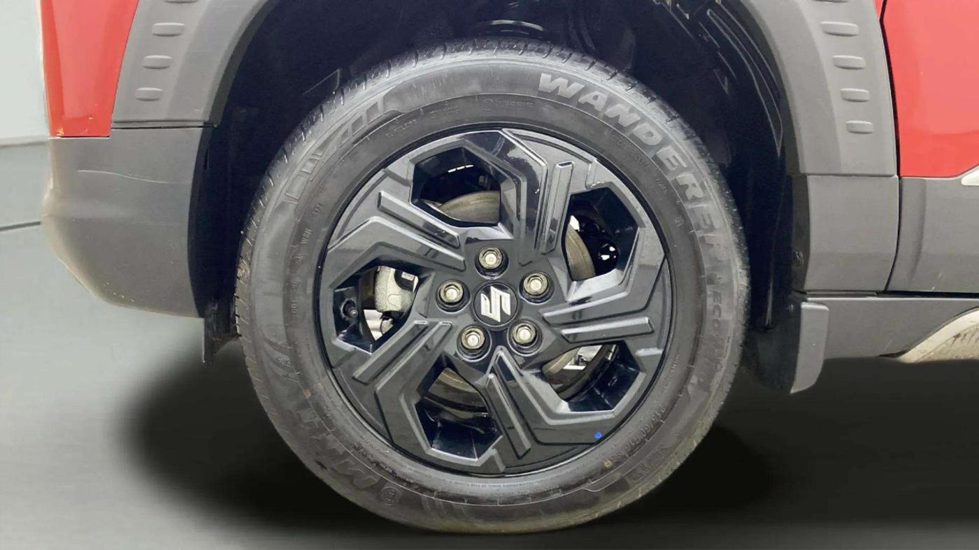 2024 Maruti BREZZA ZXI + SMART HYBRID DUAL TONE, Petrol, Manual, 9,742 km, Left Front Wheel