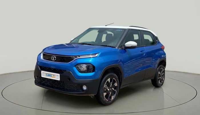 2023 Tata PUNCH CREATIVE AMT 1.2 RTN DUAL TONE, Petrol, Automatic, 3,844 km, Left Front Diagonal