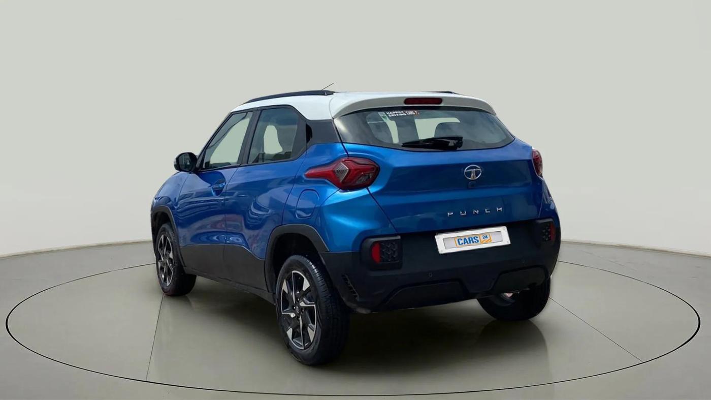 2023 Tata PUNCH CREATIVE AMT 1.2 RTN DUAL TONE, Petrol, Automatic, 3,844 km, Left Back Diagonal