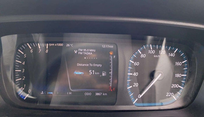 2023 Tata PUNCH CREATIVE AMT 1.2 RTN DUAL TONE, Petrol, Automatic, 3,844 km, Odometer Image