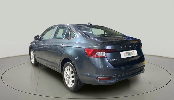 2022 Skoda SLAVIA AMBITION 1.0L TSI AT, Petrol, Automatic, 12,931 km, Left Back Diagonal