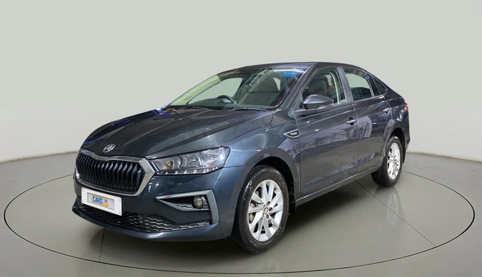 2022 Skoda SLAVIA AMBITION 1.0L TSI AT, Petrol, Automatic, 12,931 km, Left Front Diagonal