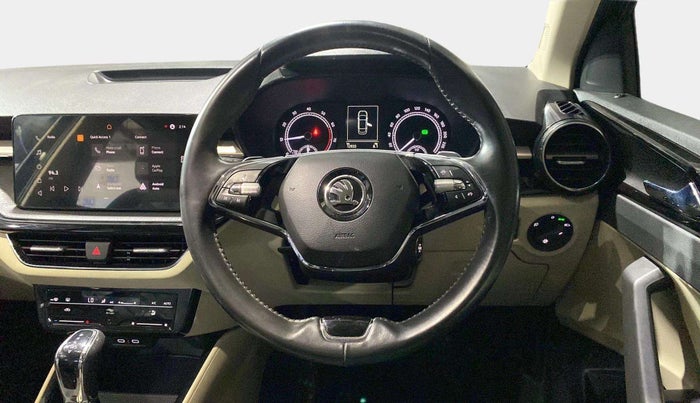 2022 Skoda SLAVIA AMBITION 1.0L TSI AT, Petrol, Automatic, 12,931 km, Steering Wheel Close Up